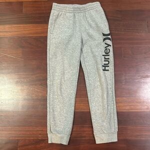 Hurley grey pants size youth medium